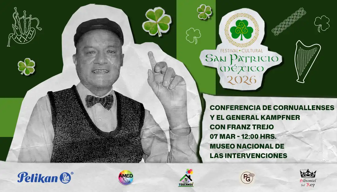 Conferencia de Cornuallenses y el General Kampfner CON Franz Trejo