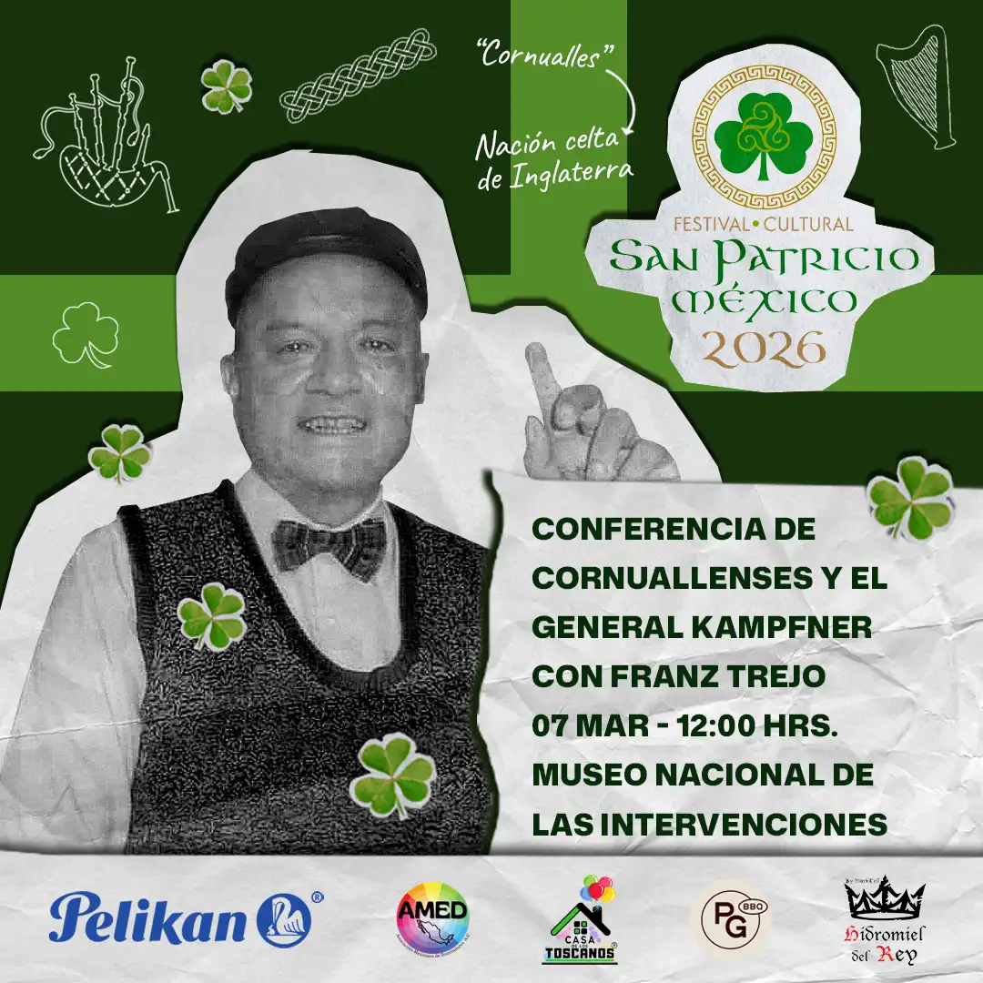 Conferencia de Cornuallenses y el General Kampfner CON Franz Trejo