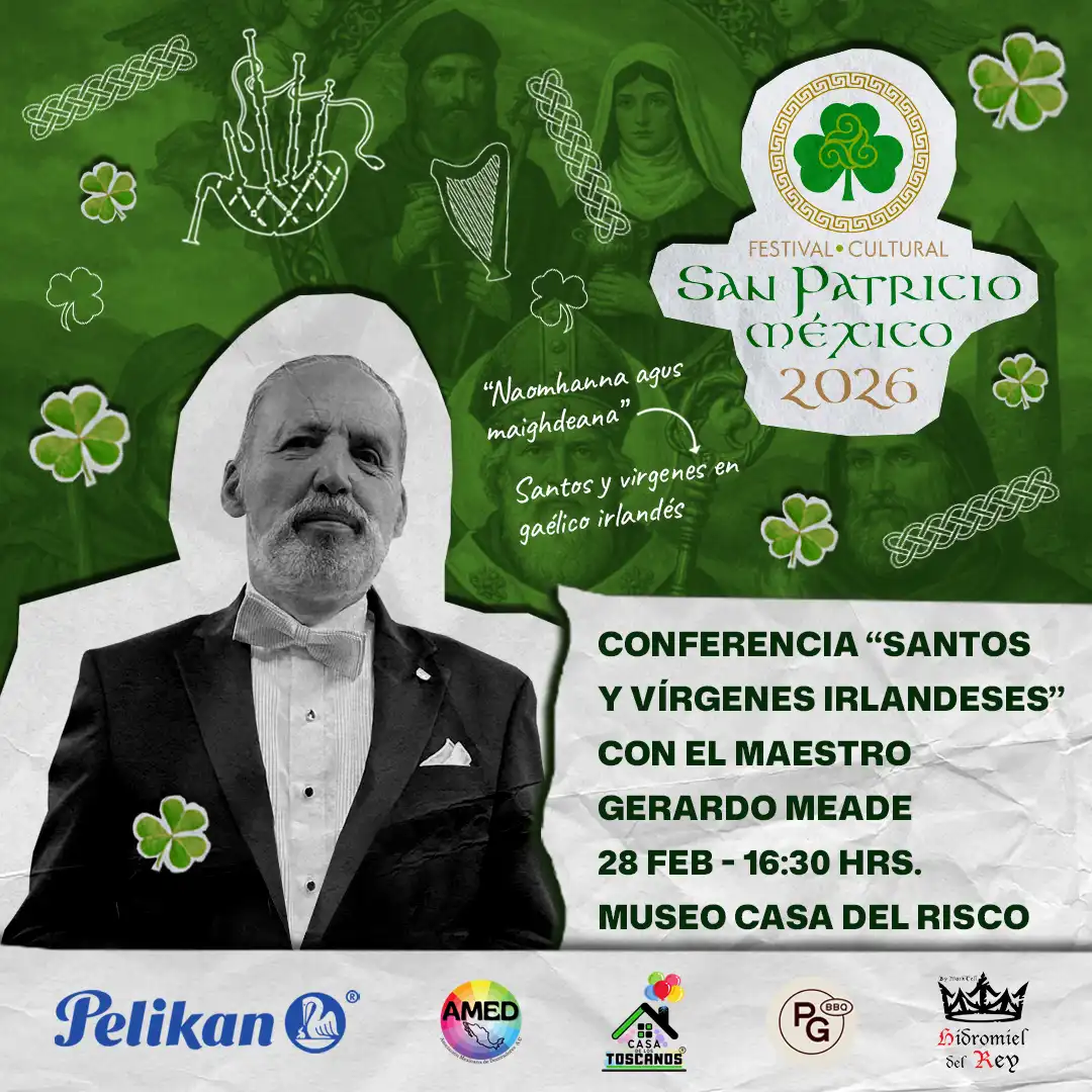 Conferencia “Santos y vírgenes irlandeses” con el maestro Gerardo Meade